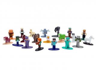 Set 20 Minecraft figurek NanoMetalfigs - 4 cm
