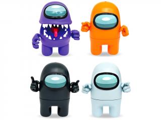 Set 4 akčních figurek Crewmates Among Us 4-Pack - 12 cm