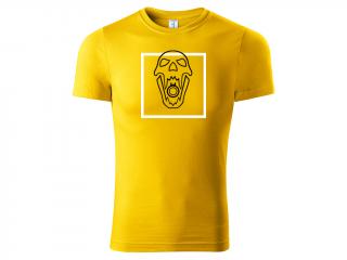 Tričko Blackbeard - žluté Velikost trička: L