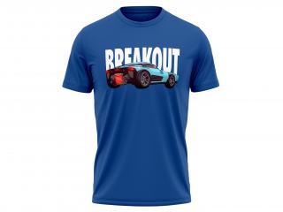 Tričko Breakout - Modré Velikost trička: M