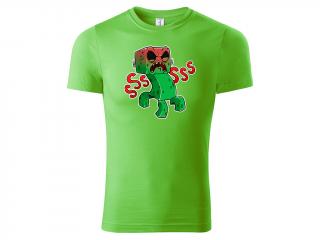 Tričko Creeper - zelené Velikost trička: S