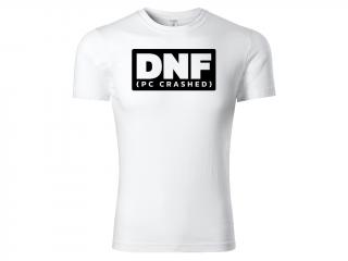 Tričko DNF - bílé Velikost trička: S