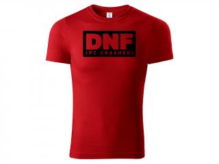 Tričko DNF - červené Velikost trička: XS