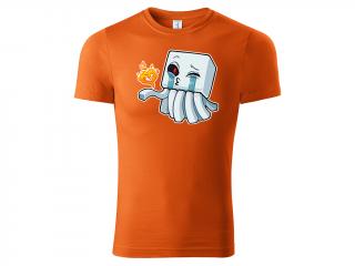 Tričko Ghast - oranžové Velikost trička: XL