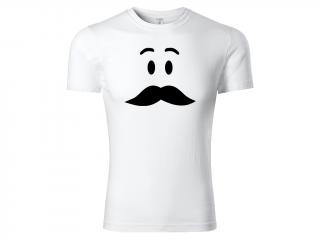 Tričko Mustache Face Velikost trička: XXL