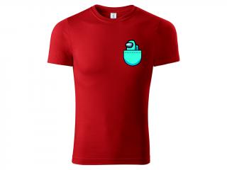 Tričko Pocket Player - červené Velikost trička: L