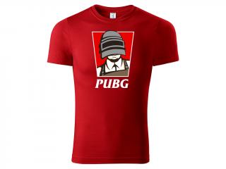 Tričko PUBG KFC Edition - červené Velikost trička: S