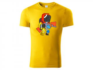 Tričko Rad Suit - žluté Velikost trička: L