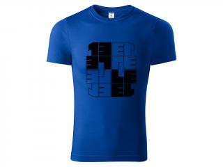 Tričko rdo1337 - modré Velikost trička: XL