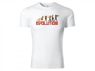 Tričko Rust Evolution - bílé Velikost trička: L