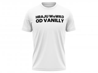 Tričko VanillaWOW - Bíla Velikost: XL