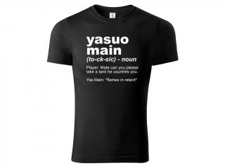 Tričko Yasuo Main Velikost trička: XS