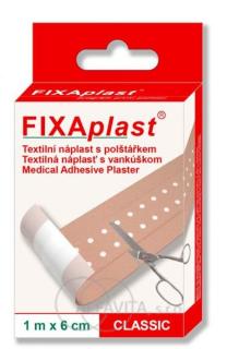 FIXAplast tex. náplast s polštářkem CLASSIC 1mx6cm