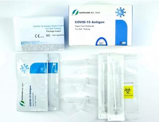 IVDst. Safecare Biotech COVID-19 Antigen Rapid Test Kit 5ks (Swab)- SAMOTEST