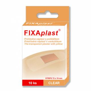 Náplast Fixaplast Clear strip 72 x 19 cm-  10ks