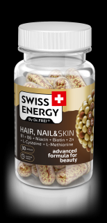 Swiss Energy HAIR, NAIL & SKIN Kapsle s postupným uvolňováním