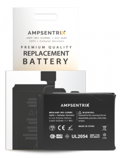 Ampsentrix 352 mAh - Apple Watch 3 (42 mm) - GPS + Cellular