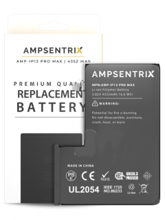 Ampsentrix 4352 mAh - iPhone 13 Pro Max