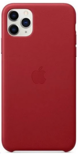 Apple Leather Case Red - iPhone 11 Pro Max
