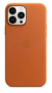 Apple Leather Case with MagSafe Golden Brown - iPhone 13 Pro