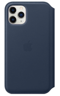 Apple Leather Folio Deep Sea Blue - iPhone 11 Pro Max