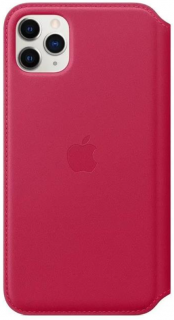 Apple Leather Folio Raspberry - iPhone 11 Pro Max