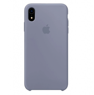 Apple Silicone Case Lavender Grey - iPhone XR