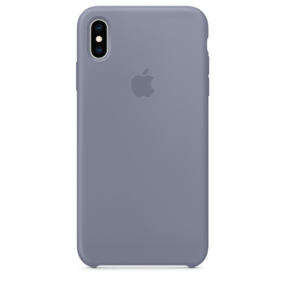 Apple Silicone Case Lavender Grey - iPhone XS