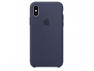 Apple Silicone Case Midnight Blue - iPhone X/XS