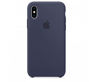 Apple Silicone Case Midnight Blue - iPhone X