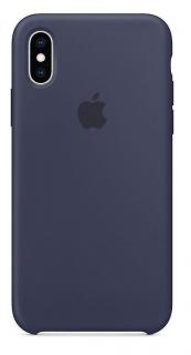 Apple Silicone Case Midnight blue - iPhone XS Max