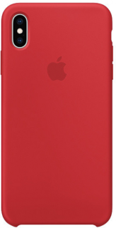 Apple Silicone Case Red - iPhone XS Max