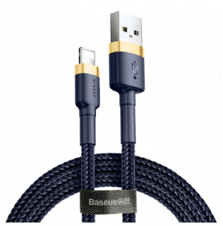 Baseus Cafule Cable USB for Lightning 2.4A 1m Gold-Blue