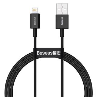 Baseus CALYS-A01 Superior Fast Charging Kabel Lightning 2.4A 1m Black