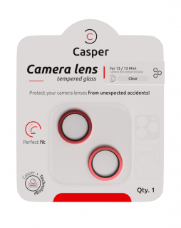 Casper Camera Lens Protector - iPhone 13/13 Mini Barva: Red