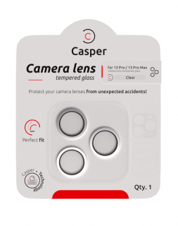 Casper Camera Lens Protector - iPhone 13 Pro/13 Pro Max Barva: Silver