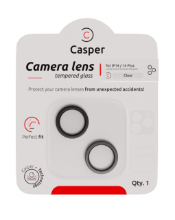 Casper Camera Lens Protector - iPhone 14/14 Plus Barva: Black