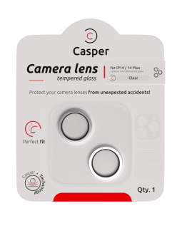 Casper Camera Lens Protector - iPhone 14/14 Plus Barva: Silver