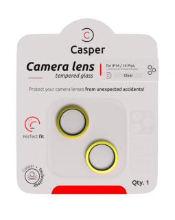 Casper Camera Lens Protector - iPhone 14/14 Plus Barva: Yellow