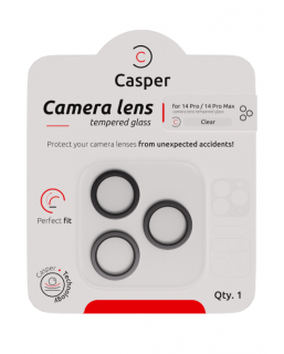 Casper Camera Lens Protector - iPhone 14 Pro/14 Pro Max Barva: Black