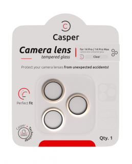 Casper Camera Lens Protector - iPhone 14 Pro/14 Pro Max Barva: Gold