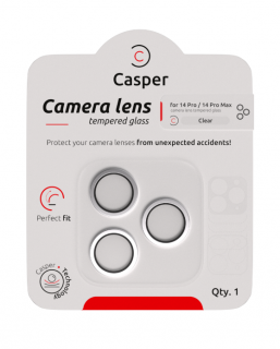 Casper Camera Lens Protector - iPhone 14 Pro/14 Pro Max Barva: Silver