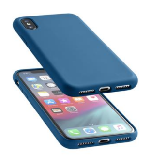 Cellularline Sensation Silicone Blue - iPhone XS Max