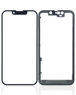 Čelní sklo + rámeček + OCA vrstva 2v1 Black - iPhone 13 Mini