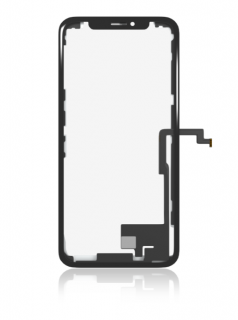 Čelní sklo + rámeček + OCA vrstva + Dotyk 4v1 Black - iPhone X