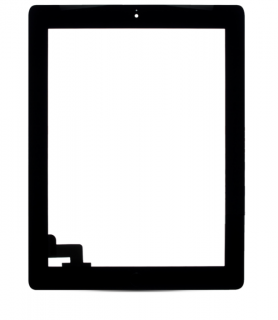 Dotykové sklo Black s tlačítkem Home Button - iPad 2
