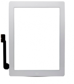 Dotykové sklo White s tlačítkem Home Button - iPad 3/iPad 4