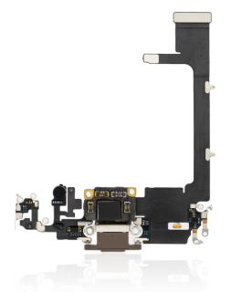 Flex kabel s nabíjecím konektorem Gold - iPhone 11 Pro