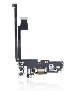 Flex kabel s nabíjecím konektorem Gold - iPhone 12 Pro Max
