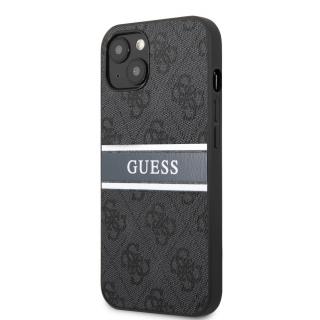 Guess PU 4G Printed Stripe Black - iPhone 13 Mini